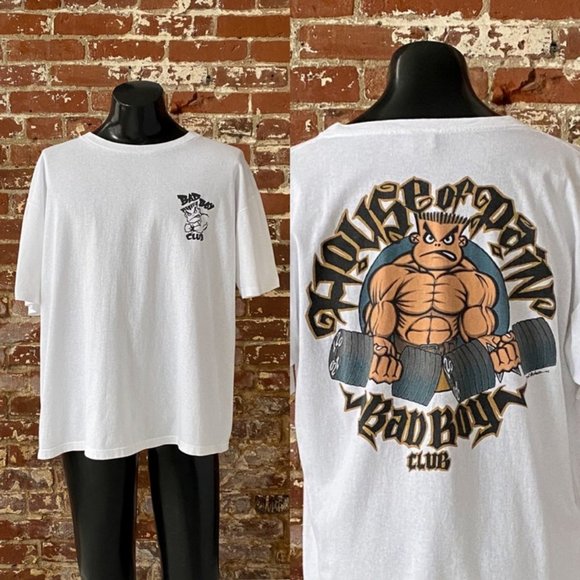 Gildan Shirts Bad Boy Club Weightlifting Surf Vintage 993 House Of